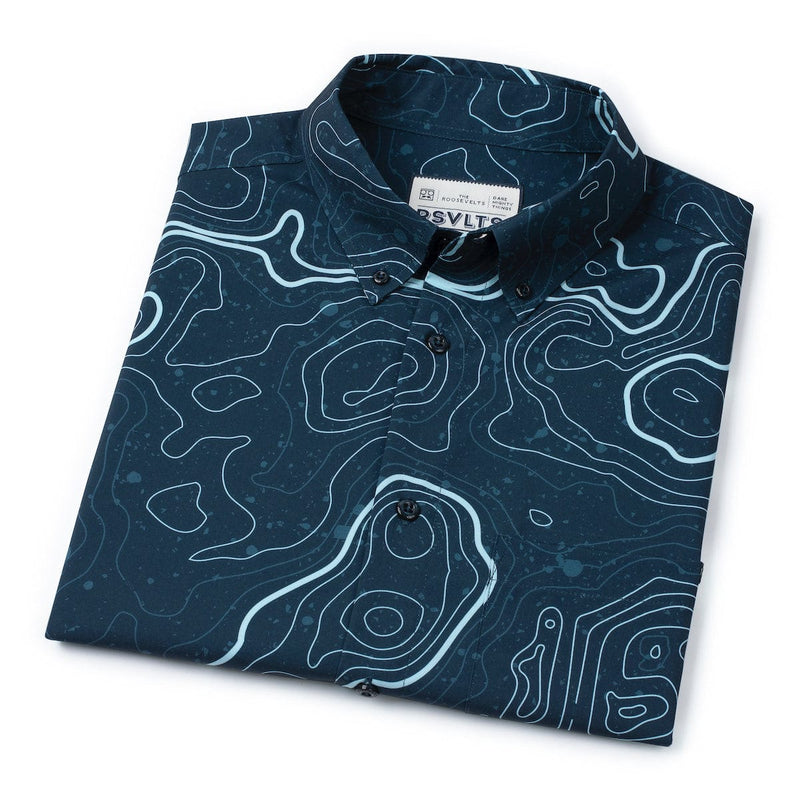 RSVLTS Topograph KUNUFLEX Short Sleeve Shirt — detail 8
