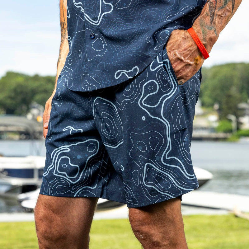 RSVLTS Topograph Hybrid Shorts — detail 2