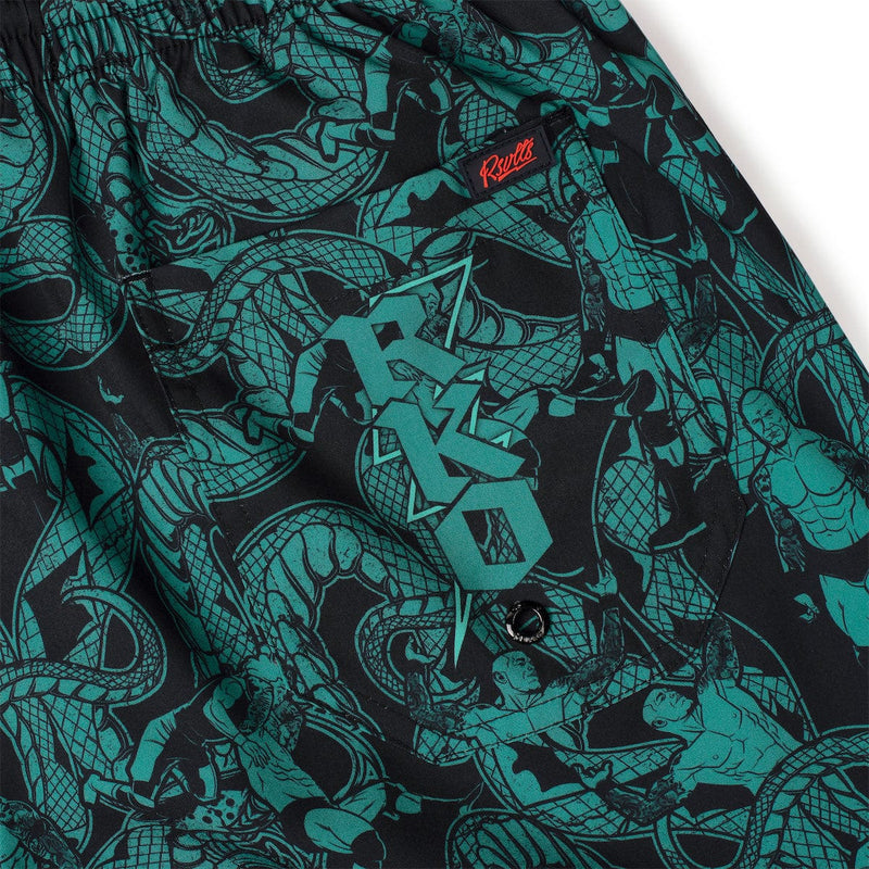 RSVLTS The Viper Hybrid Shorts in Green — detail 2