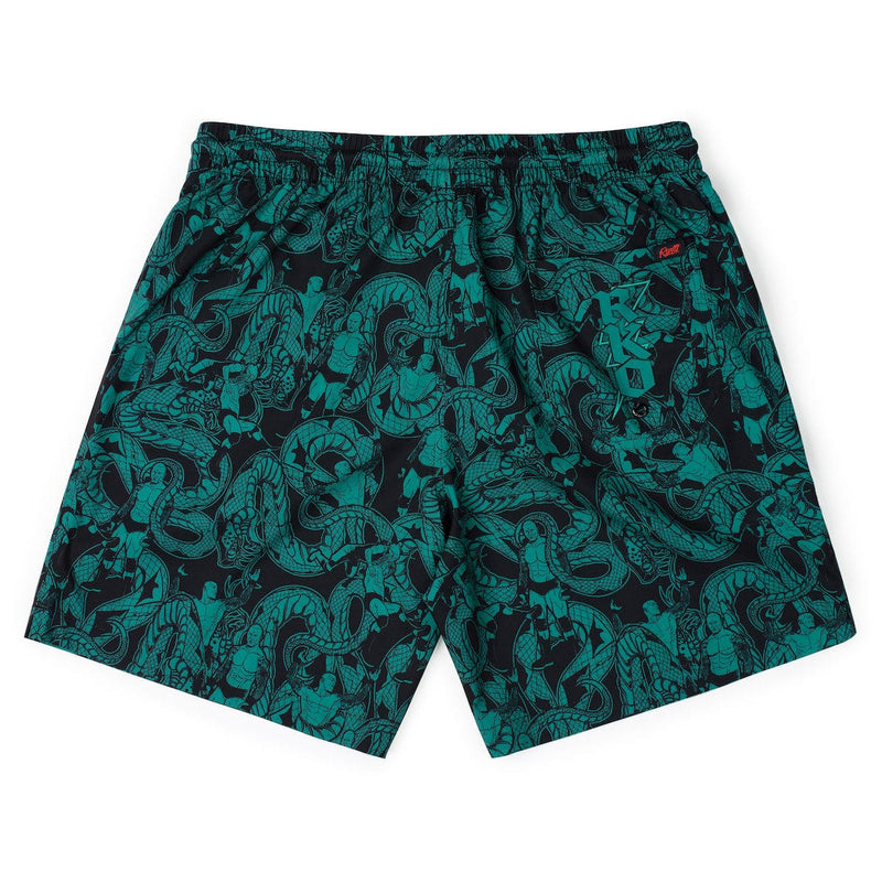 RSVLTS The Viper Hybrid Shorts in Green — detail 3