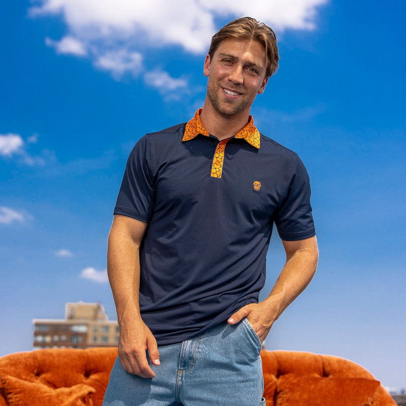 RSVLTS The Thing All-Day Polo in Blue — detail 2