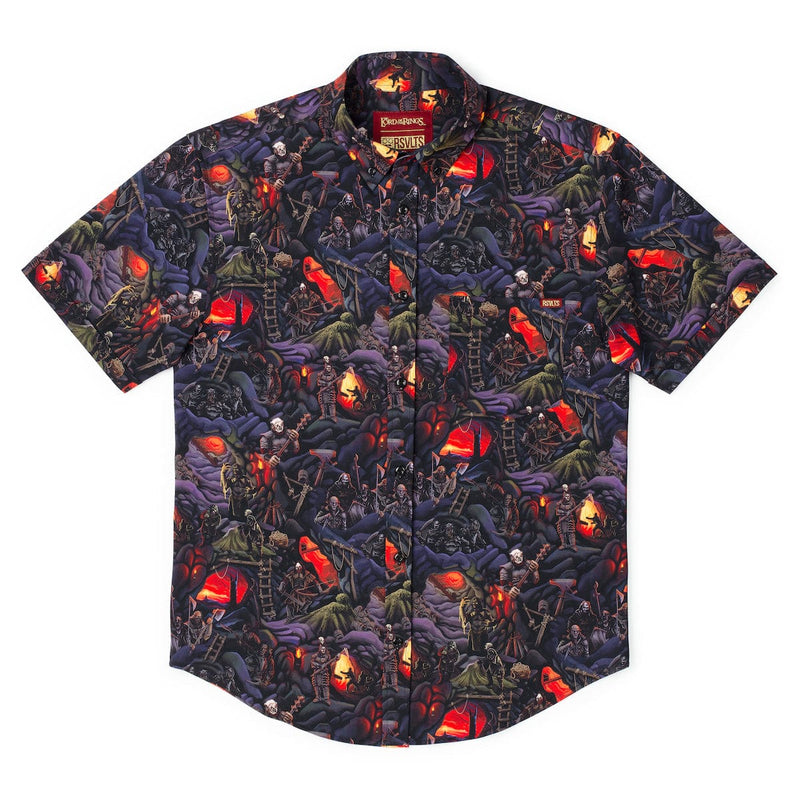 RSVLTS Caverns of Isengard KUNUFLEX Short Sleeve Shirt in Black — detail 3