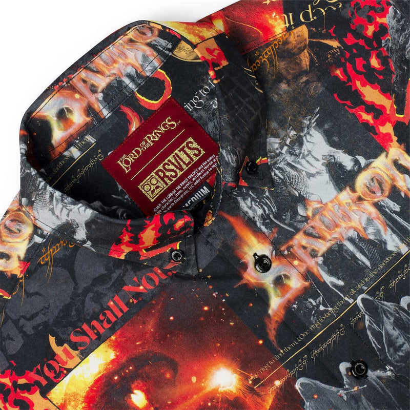 RSVLTS Forces of Mordor KUNUFLEX Short Sleeve Shirt in Black — detail 4