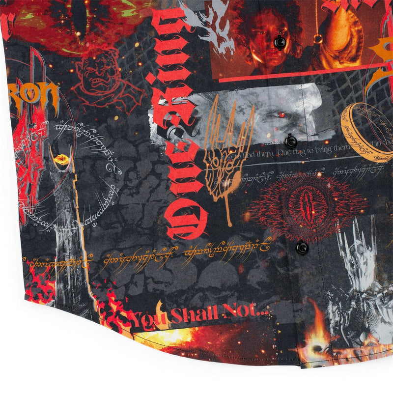 RSVLTS Forces of Mordor KUNUFLEX Short Sleeve Shirt in Black — detail 5