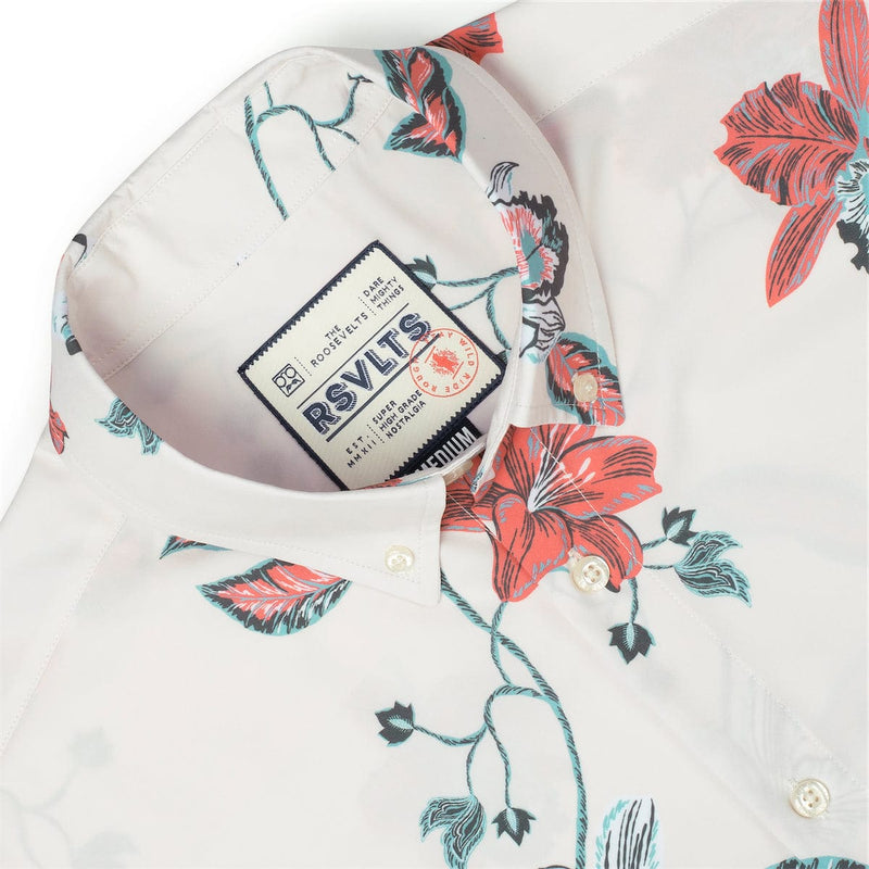 RSVLTS Water the Plants KUNUFLEX Short Sleeve Shirt in Neutral — detail 2