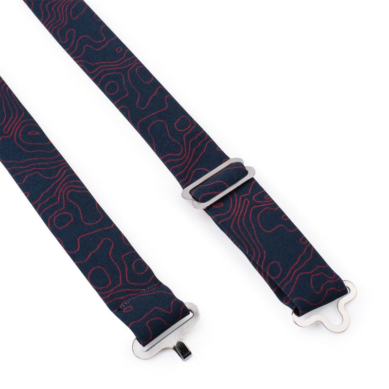 RSVLTS Topo (Red/Navy) Bow Tie — detail 2