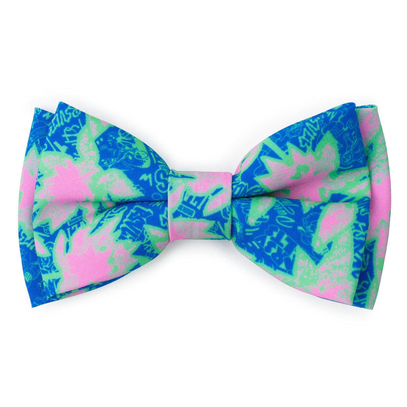 RSVLTS Camp Kunu Floral (Light Blue) Bow Tie — front view