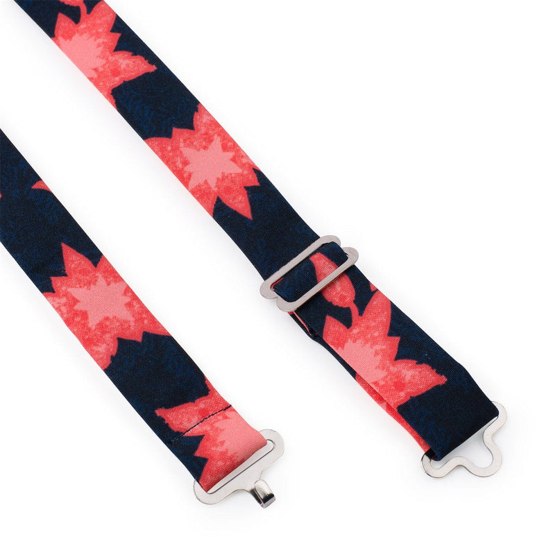 RSVLTS Camp Kunu Floral (Red) Bow Tie — detail 2