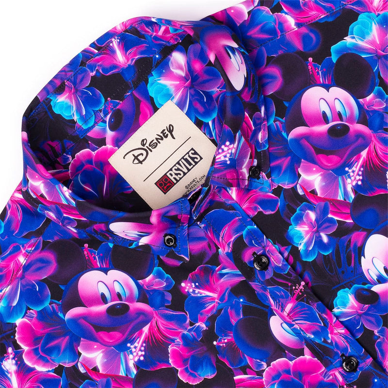 RSVLTS Neon Petal Pal KUNUFLEX Short Sleeve Shirt in Purple — detail 2