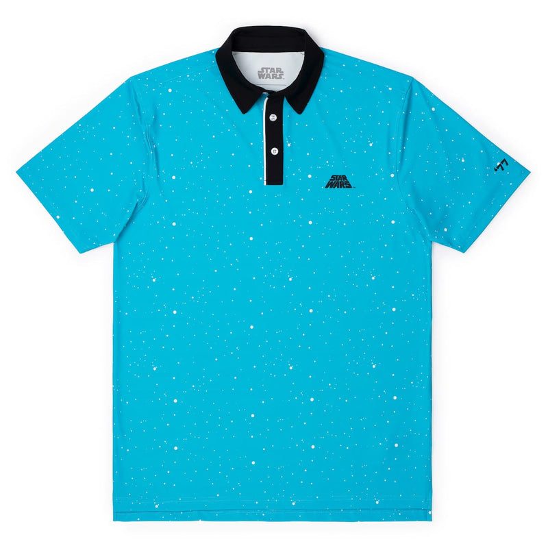 RSVLTS Retro '77 All-Day Polo in Blue — front view