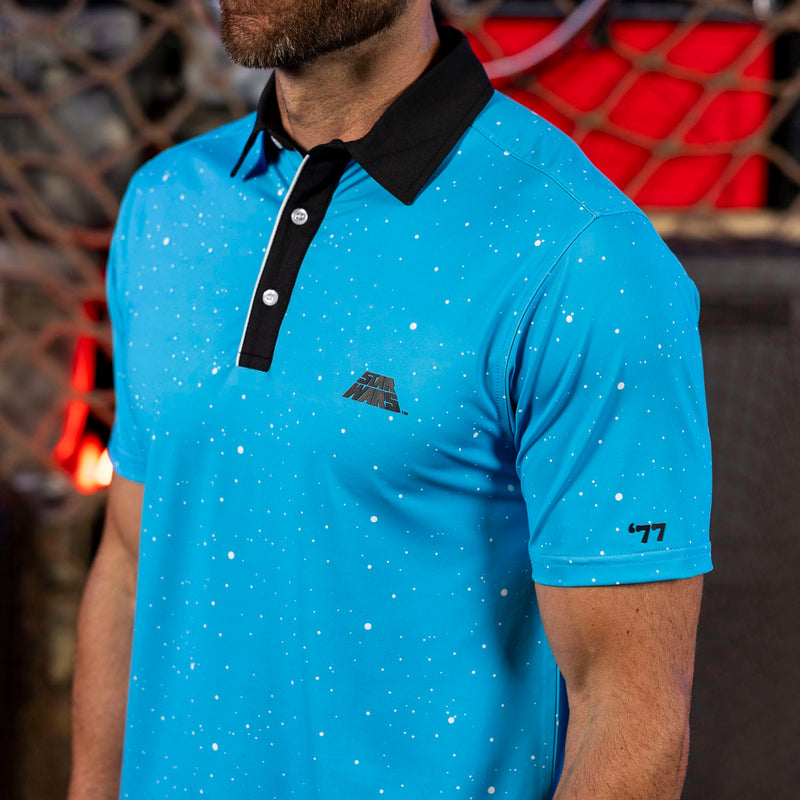 RSVLTS Retro '77 All-Day Polo in Blue — detail 5