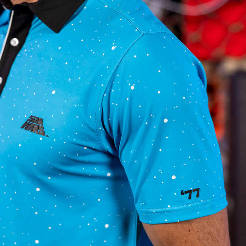 RSVLTS Retro '77 All-Day Polo in Blue — detail 7
