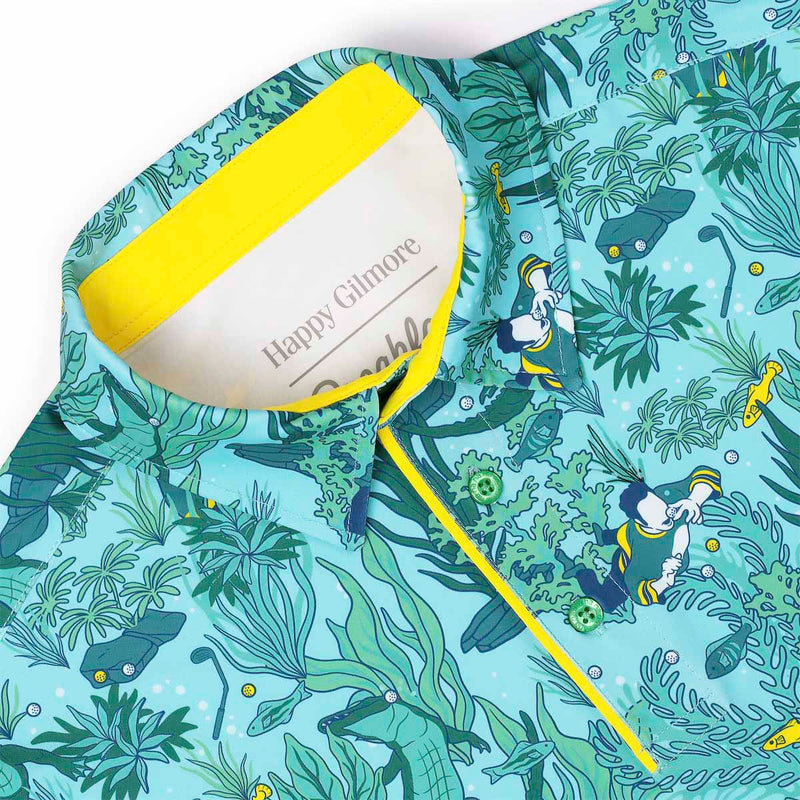 RSVLTS Play It Where It Lies All-Day Polo in Green — detail 2