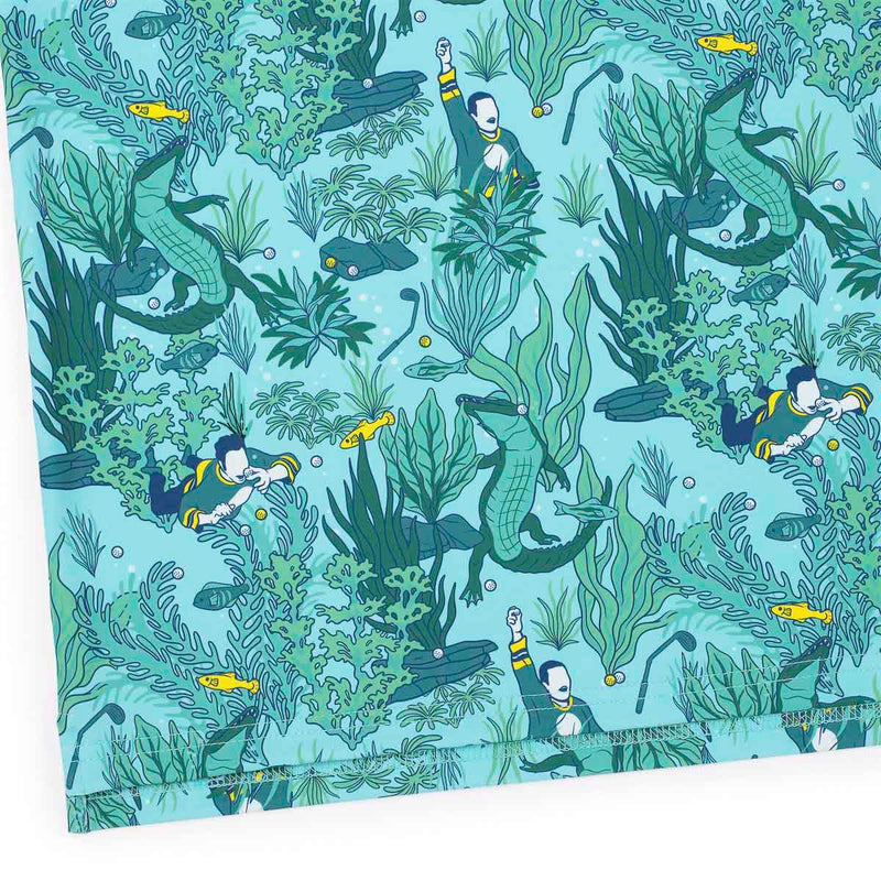 RSVLTS Play It Where It Lies All-Day Polo in Green — detail 3