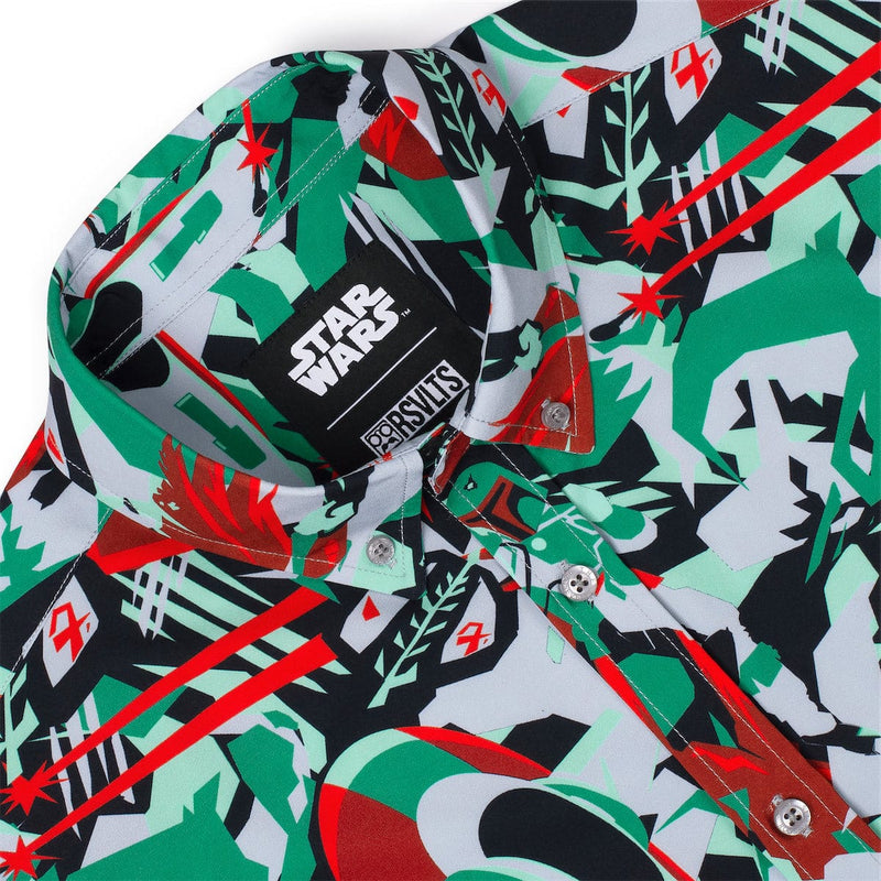 RSVLTS Boba Blast KUNUFLEX Short Sleeve Shirt in Black — detail 2