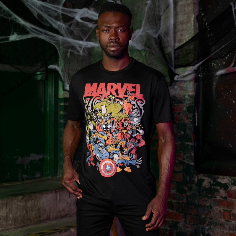 RSVLTS Ravenous Rampage Crewneck Tee in Black — detail 2