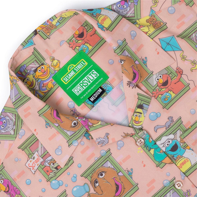 RSVLTS Welcome to the Neighborhood Women's KUNUFLEX Short Sleeve Shirt in Multicolor — detail 4