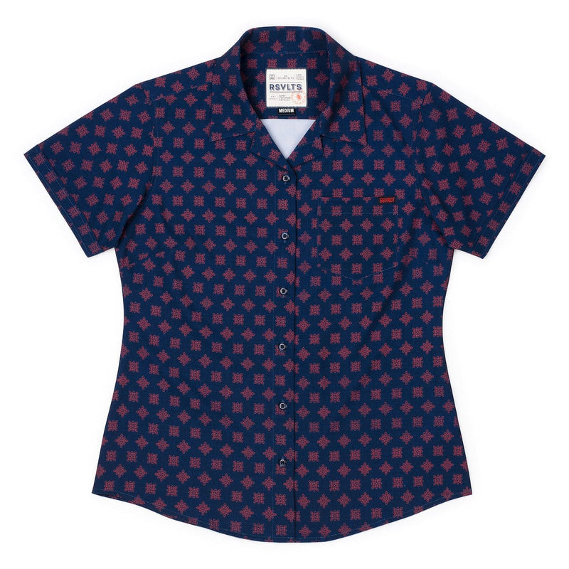 RSVLTS Cool S F Women's KUNUFLEX Short Sleeve Shirt — front view