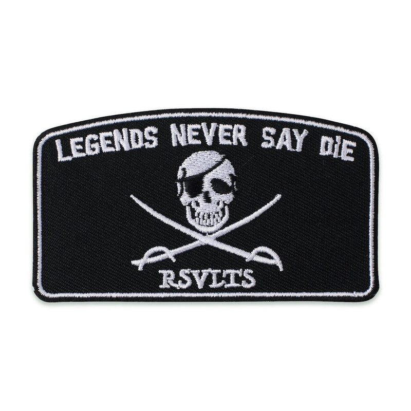 RSVLTS Legends Never Say Die Patch Patch — front view