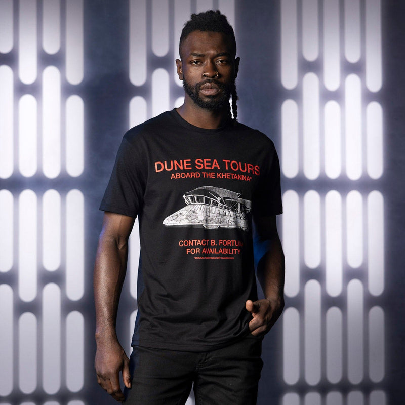 RSVLTS Dune Sea Tours Crewneck Tee in Black — detail 2