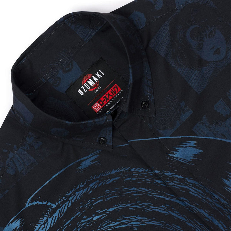 RSVLTS Irresistible Pull KUNUFLEX Short Sleeve Shirt in Black — detail 2
