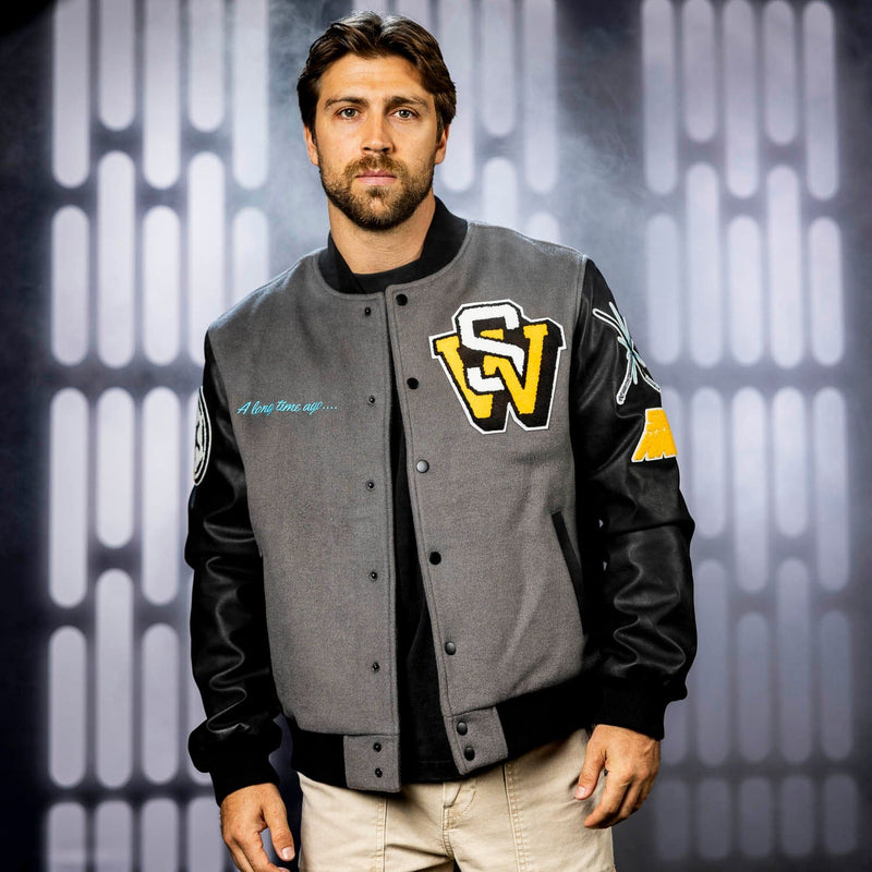 RSVLTS A Long Time Ago.... Limited-Edition Varsity Jacket in Black — detail 2