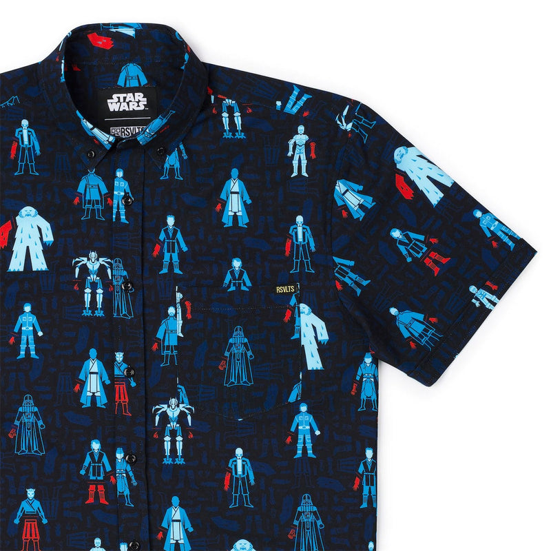 RSVLTS Dismembers Only KUNUFLEX Short Sleeve Shirt — front view