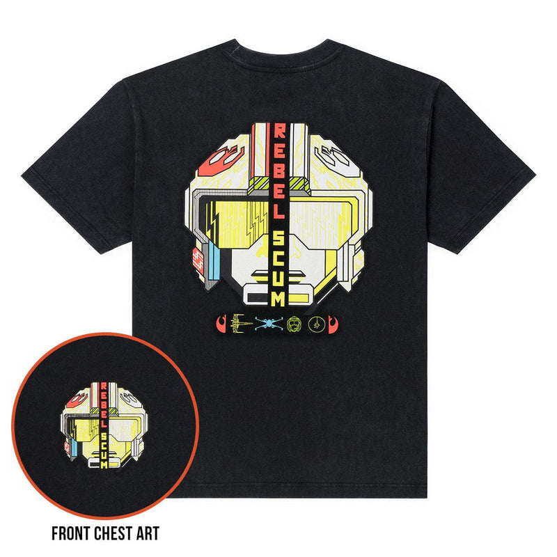 RSVLTS Rebel Scum Retro Vintage Crewneck Tee — front view