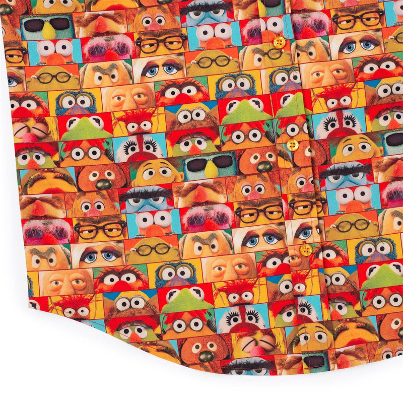 RSVLTS Muppet Vision KUNUFLEX Short Sleeve Shirt in Multicolor — detail 3