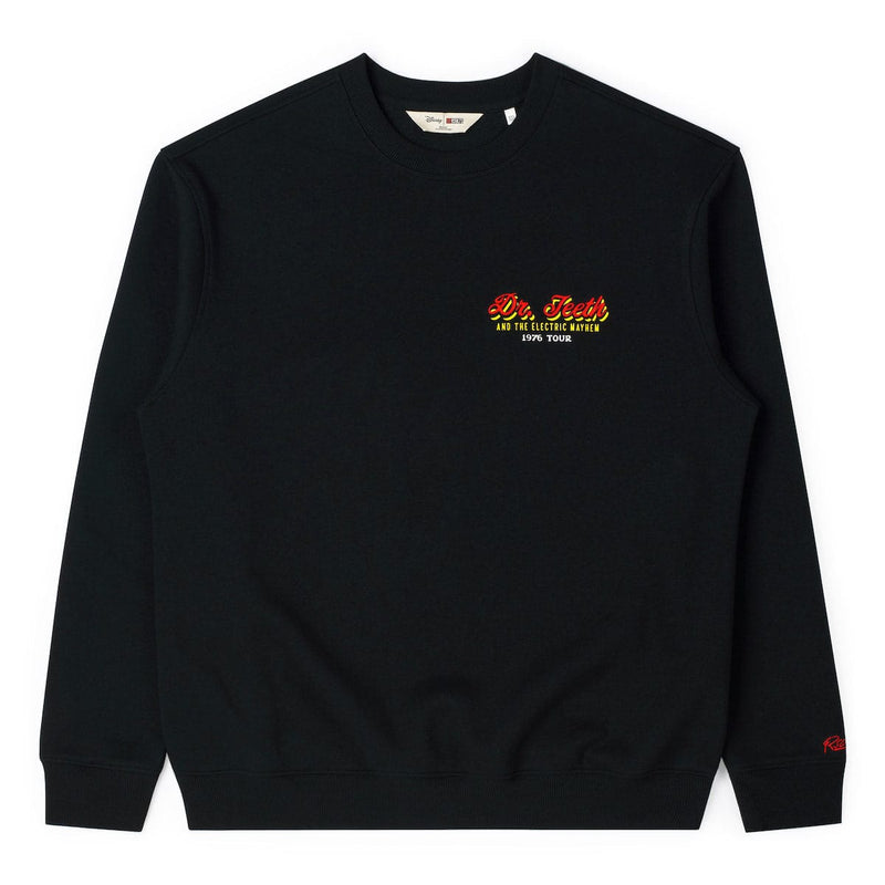 RSVLTS Dr. Teeth 1976 Tour Crewneck Sweatshirt in Black — detail 3