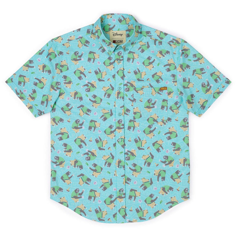 RSVLTS In a Flash! KUNUFLEX Short Sleeve Shirt in Blue — detail 4