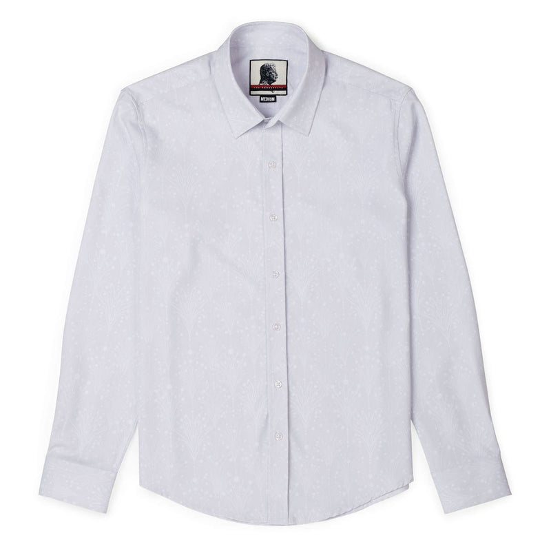RSVLTS Gin Joint Jubilee Good Looks KUNUFLEX Dress Shirt in Gray — detail 2