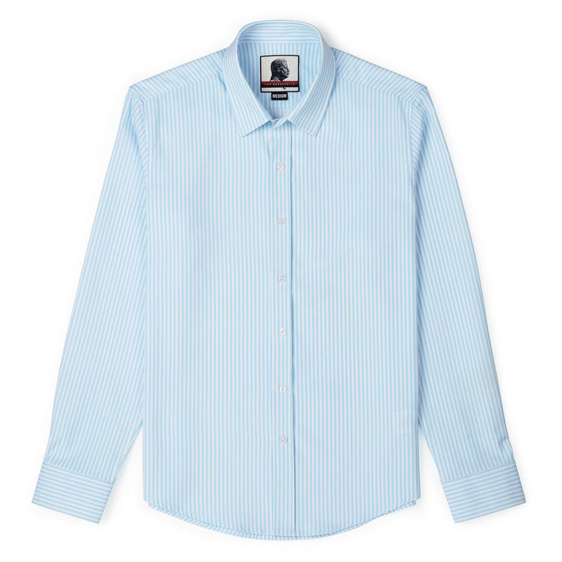 RSVLTS The Woodwind Good Looks KUNUFLEX Dress Shirt in Blue — detail 2