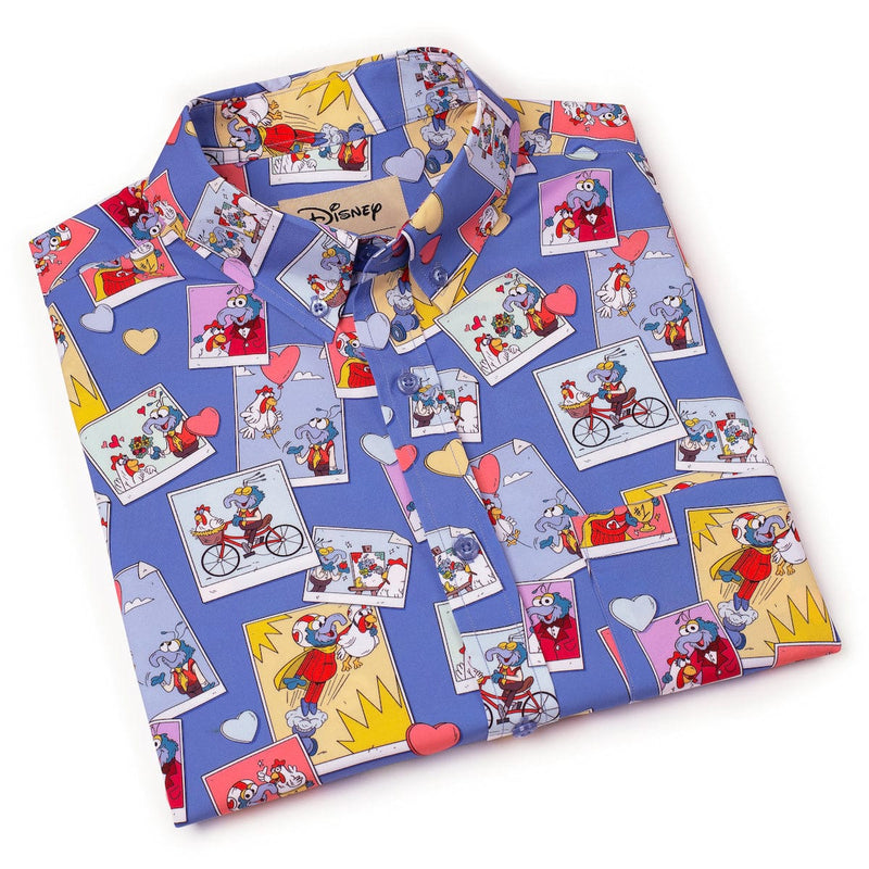 RSVLTS Picture Perfect KUNUFLEX Short Sleeve Shirt in Purple — detail 3