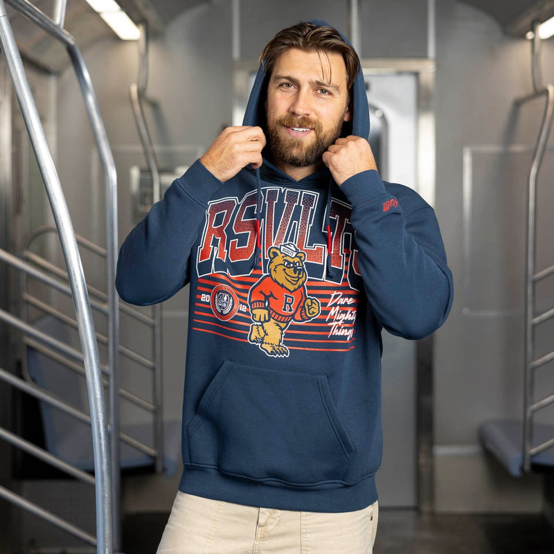 RSVLTS Mascot March Classic Hoodie in Blue — detail 2