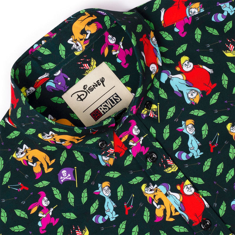 RSVLTS Never Grow Up KUNUFLEX Short Sleeve Shirt — detail 4