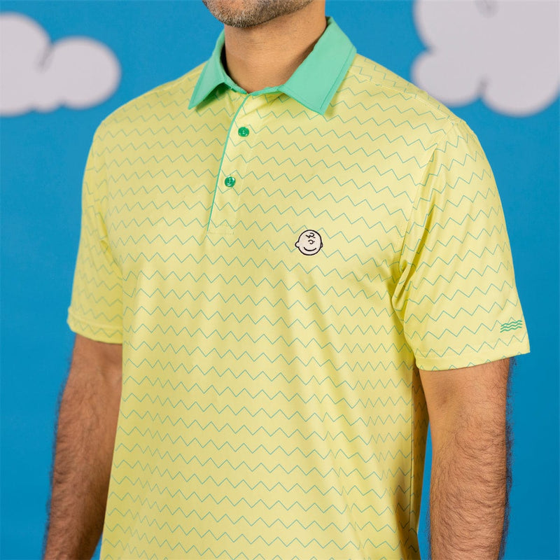 RSVLTS The Chuck All-Day Polo in Yellow — detail 4