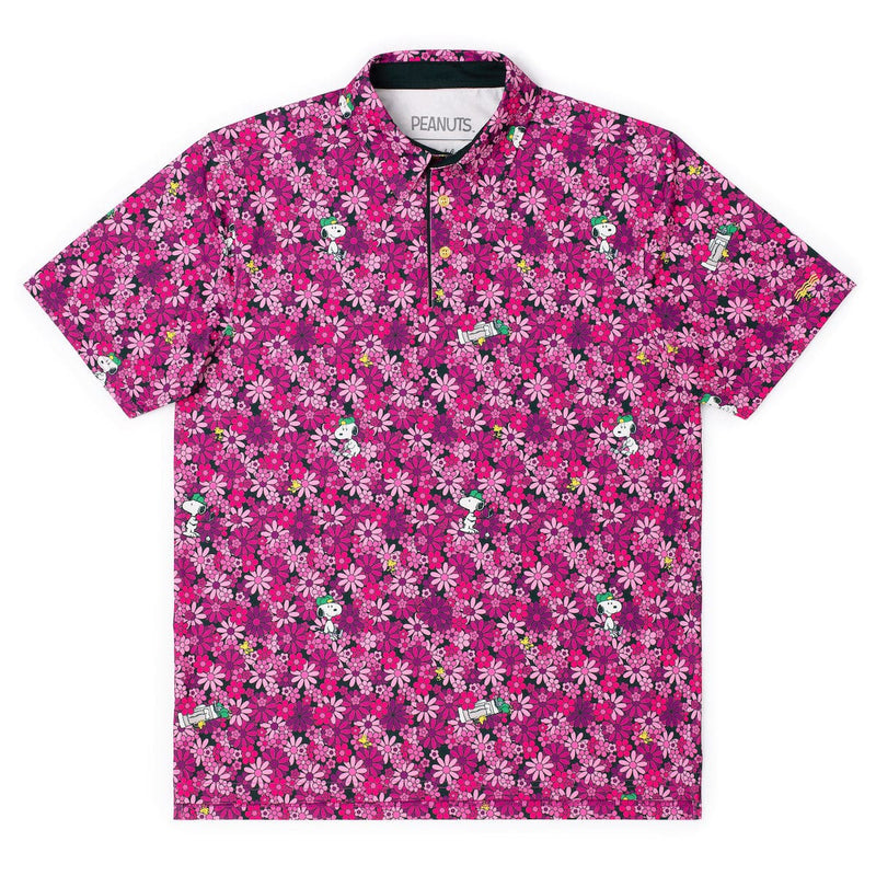 RSVLTS Azalea Ace All-Day Polo in Pink — front view