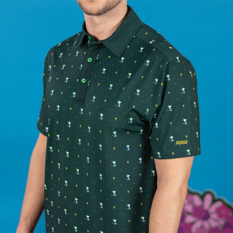 RSVLTS Birdie and Beagle All-Day Polo in Green — detail 4