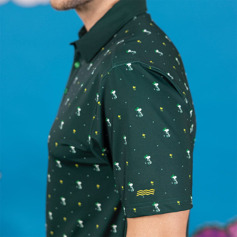RSVLTS Birdie and Beagle All-Day Polo in Green — detail 6