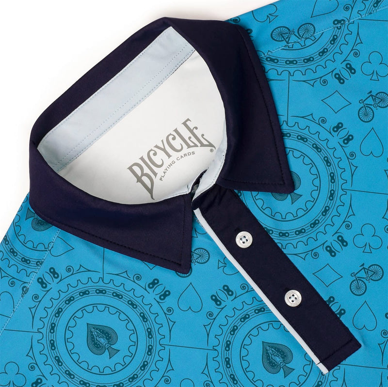 RSVLTS Geared Up All-Day Polo in Blue — detail 5