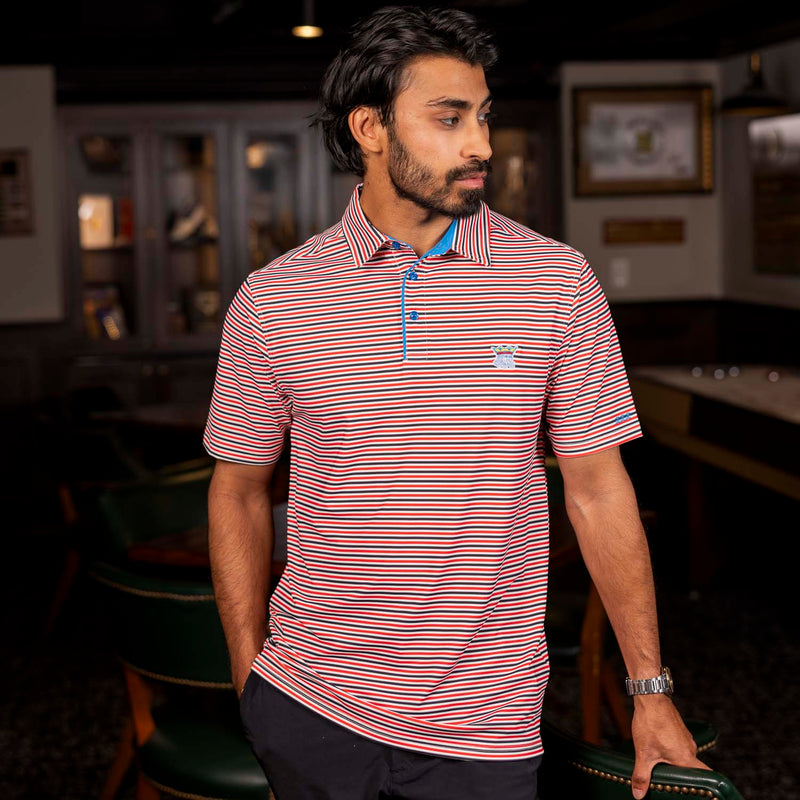 RSVLTS Royal Mischief All-Day Polo in Red — detail 2