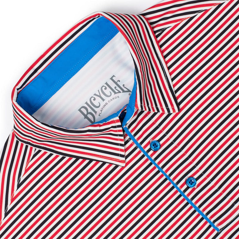 RSVLTS Royal Mischief All-Day Polo in Red — detail 5