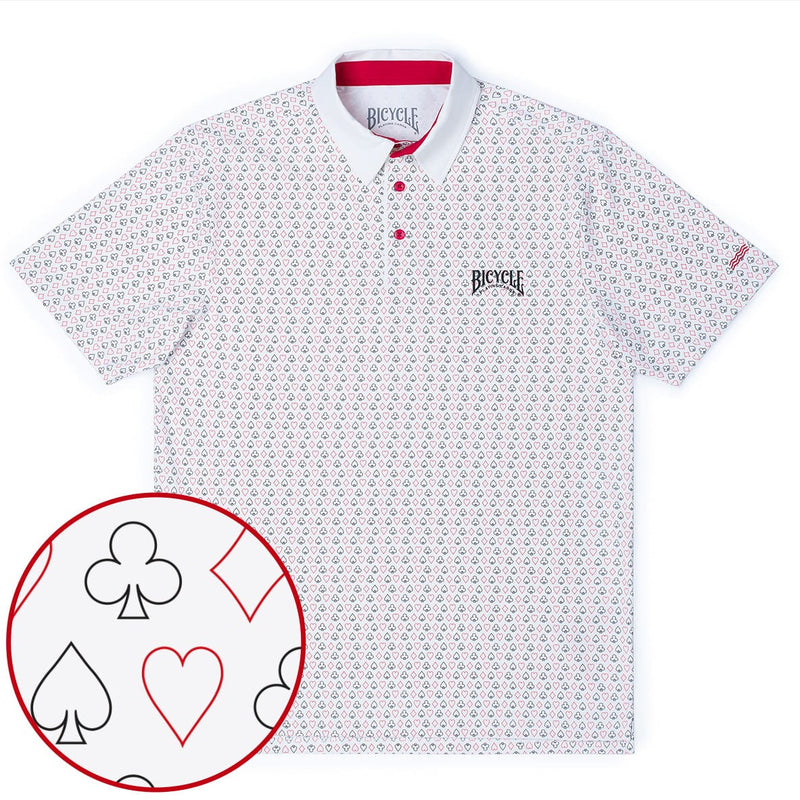 RSVLTS Suit Yourself All-Day Polo in White — front view