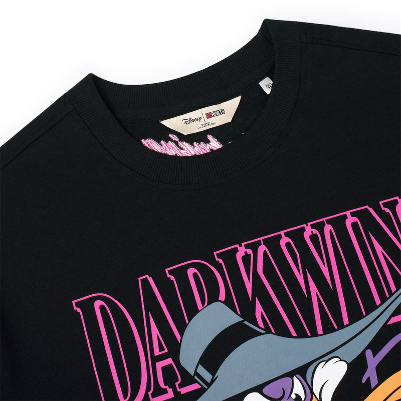 RSVLTS Let's Get Dangerous! Crewneck Sweatshirt in Black — detail 5