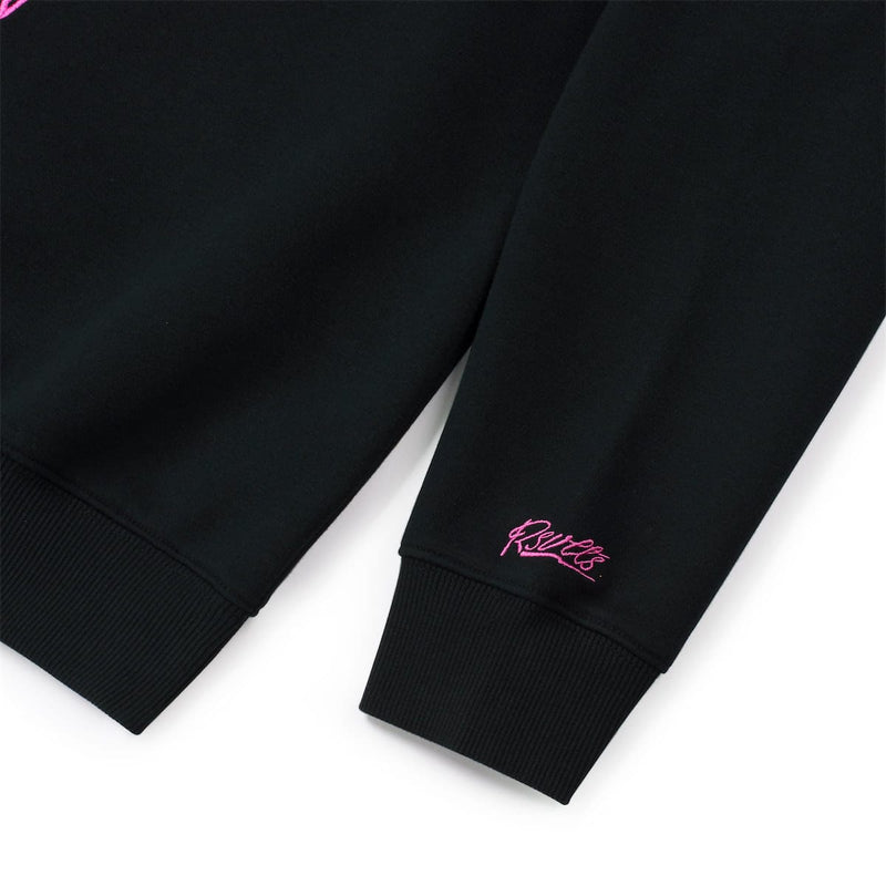 RSVLTS Let's Get Dangerous! Crewneck Sweatshirt in Black — detail 8