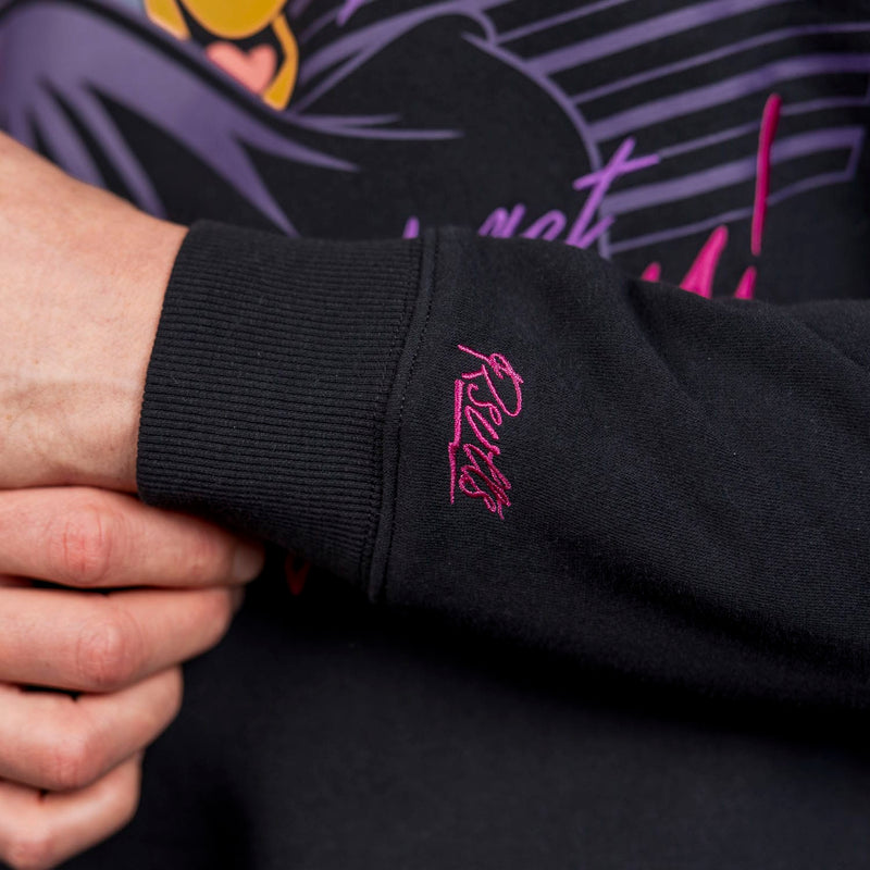 RSVLTS Let's Get Dangerous! Crewneck Sweatshirt in Black — detail 9