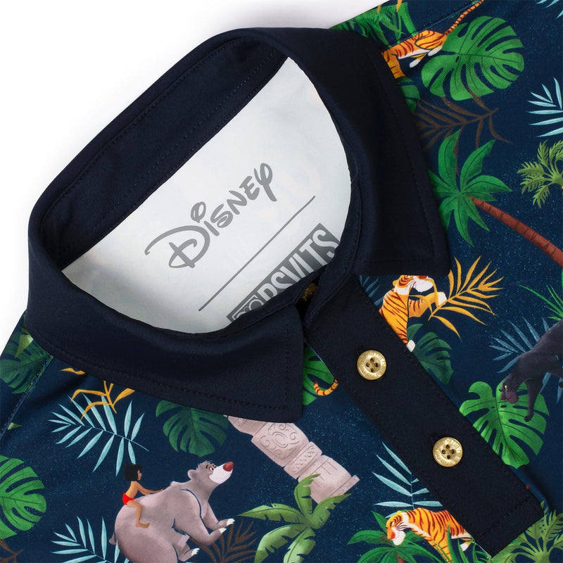 RSVLTS Jungle Jam Youth All-Day Polo in Blue — detail 3
