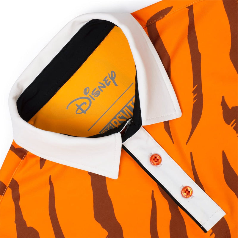 RSVLTS Shere Villainy Youth All-Day Polo in Orange — detail 2