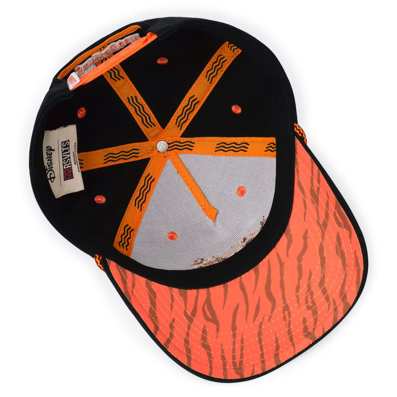 RSVLTS Shere Villainy 5-Panel Curved Brim Hat in Black — detail 2